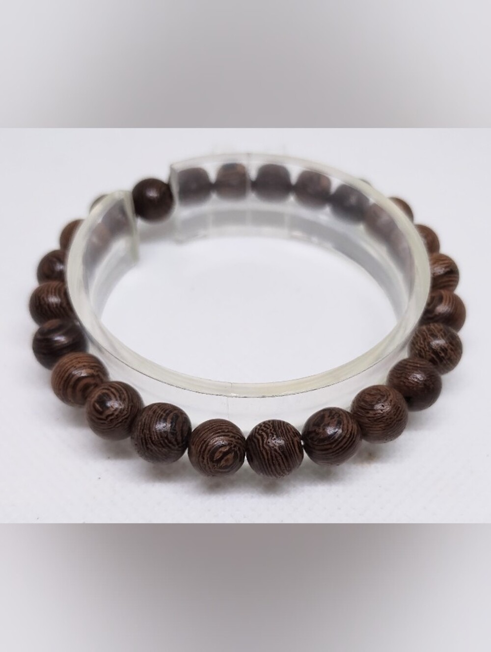 Men's Bracelet Beaded Beads Brown New Jewelry G30